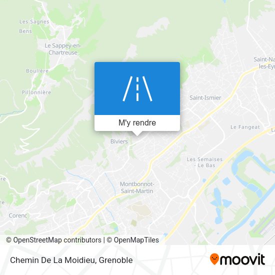 Chemin De La Moidieu plan