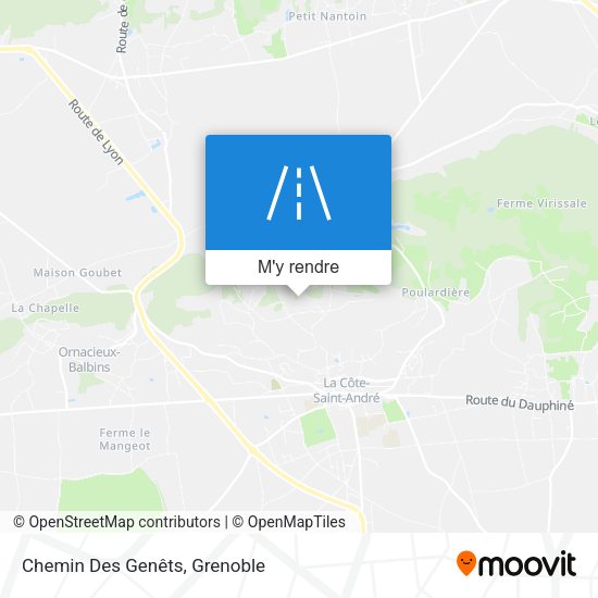 Chemin Des Genêts plan