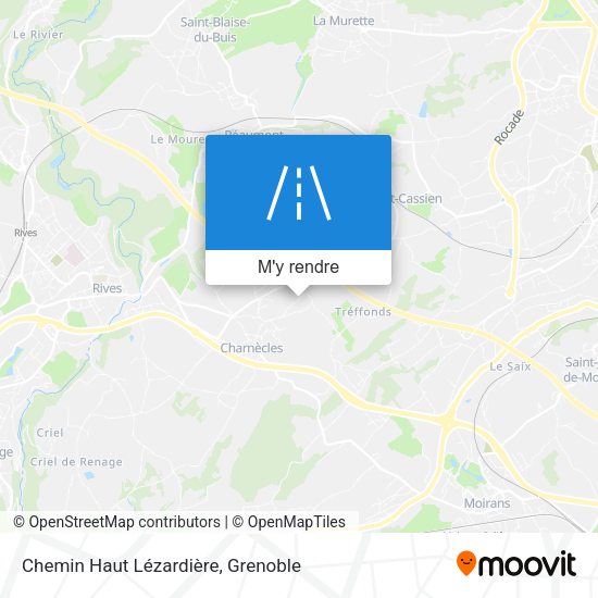 Chemin Haut Lézardière plan