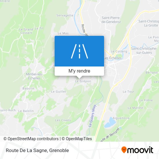 Route De La Sagne plan
