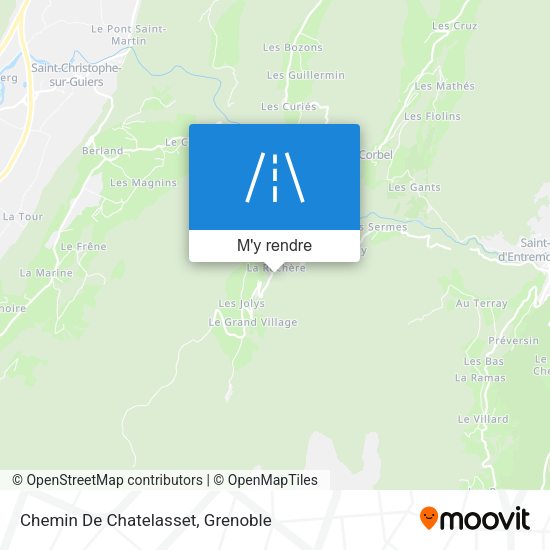 Chemin De Chatelasset plan