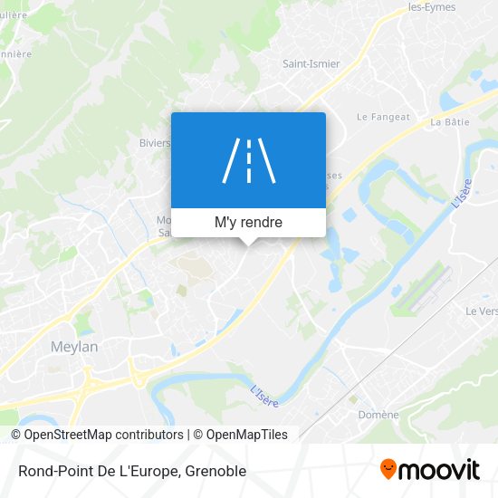 Rond-Point De L'Europe plan
