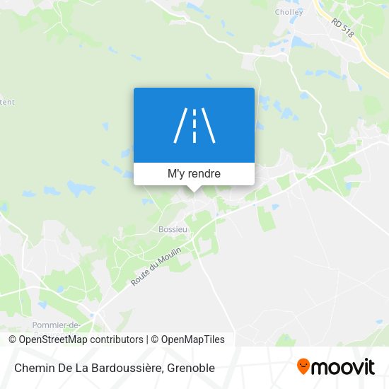 Chemin De La Bardoussière plan