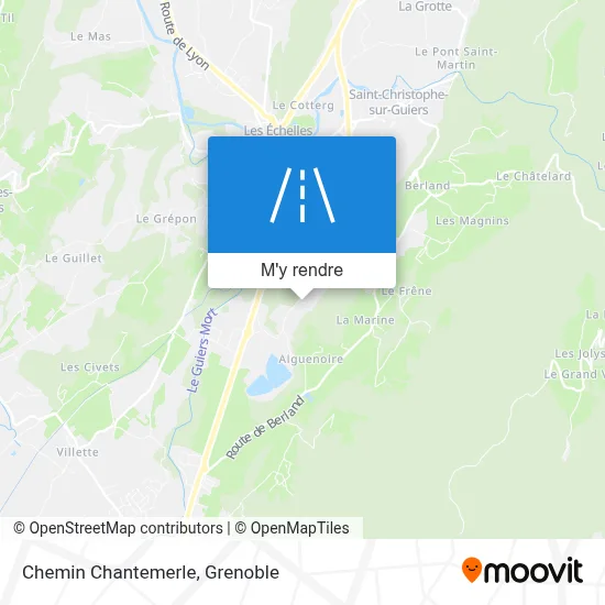 Chemin Chantemerle plan