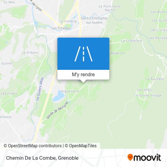 Chemin De La Combe plan