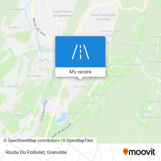 Route Du Folliolet plan