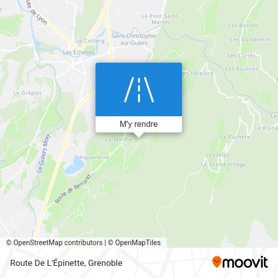 Route De L'Épinette plan