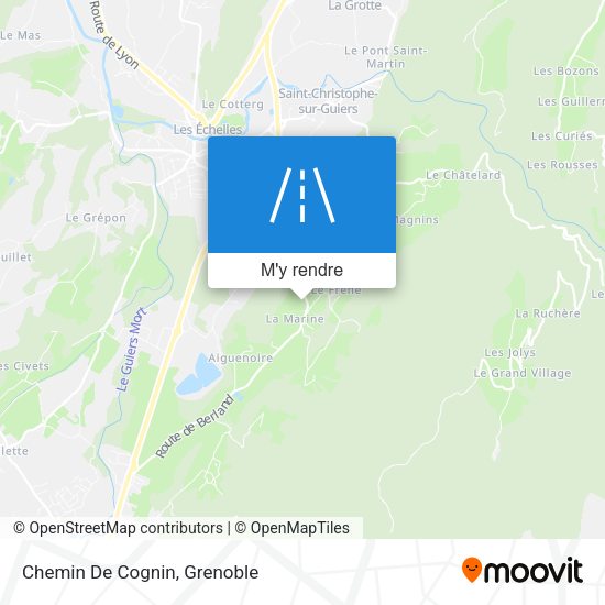 Chemin De Cognin plan
