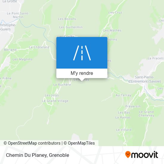 Chemin Du Planey plan
