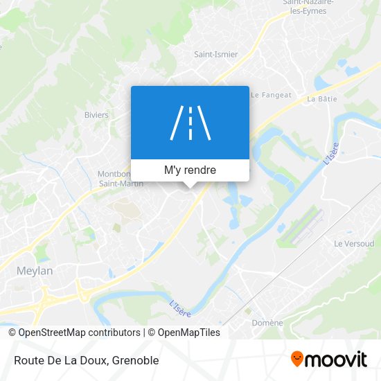 Route De La Doux plan