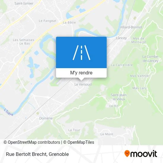 Rue Bertolt Brecht plan