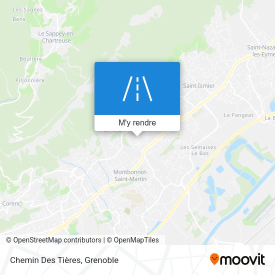 Chemin Des Tières plan