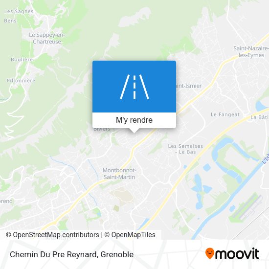 Chemin Du Pre Reynard plan