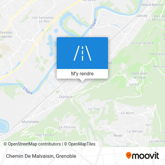 Chemin De Malvaisin plan