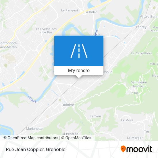 Rue Jean Coppier plan