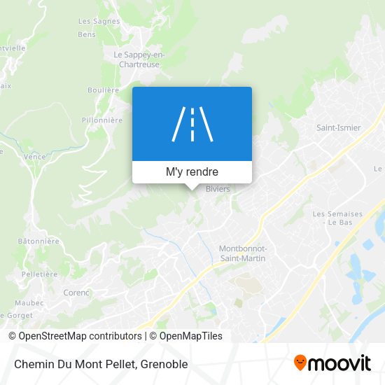 Chemin Du Mont Pellet plan