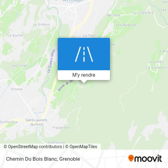 Chemin Du Bois Blanc plan