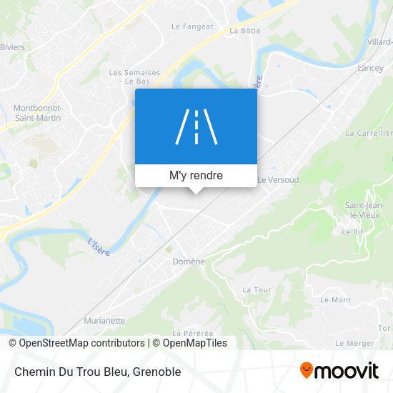 Chemin Du Trou Bleu plan