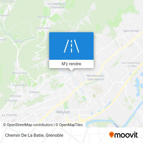 Chemin De La Batie plan