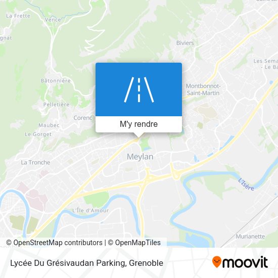 Lycée Du Grésivaudan Parking plan