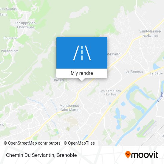 Chemin Du Serviantin plan