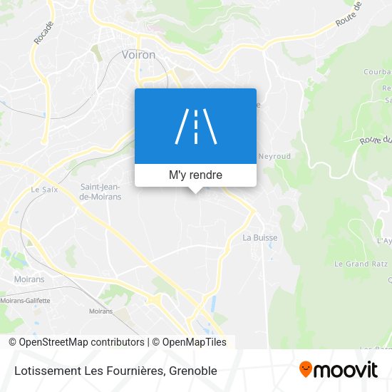 Lotissement Les Fournières plan