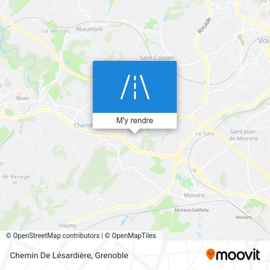 Chemin De Lésardière plan