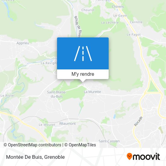 Montée De Buis plan