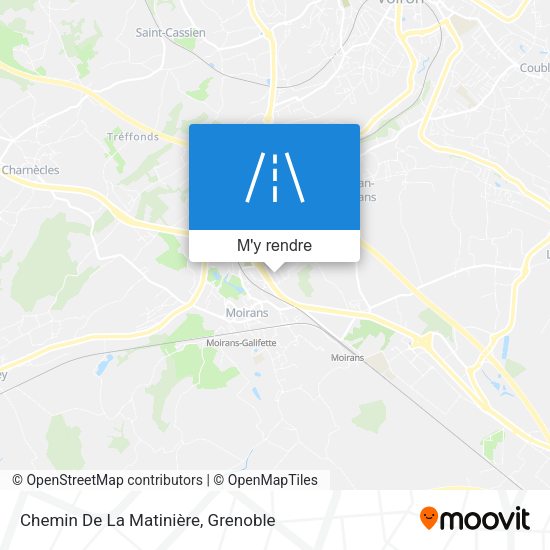 Chemin De La Matinière plan