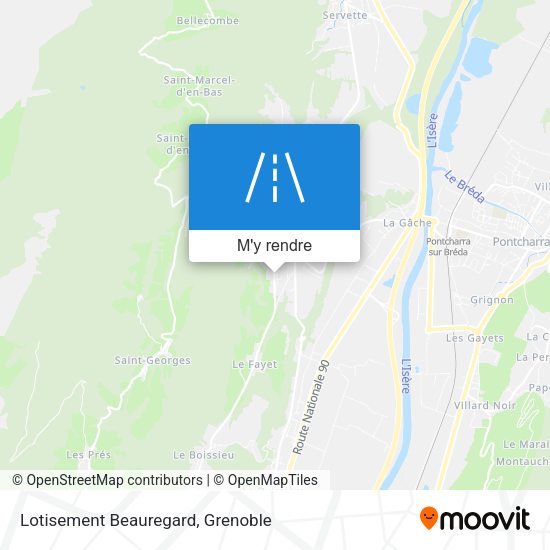Lotisement Beauregard plan