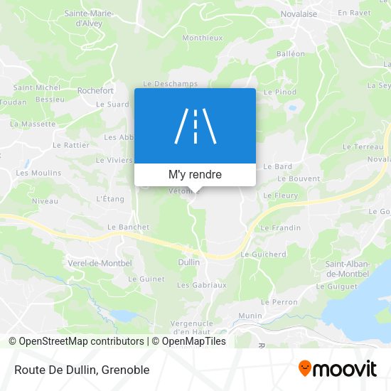 Route De Dullin plan