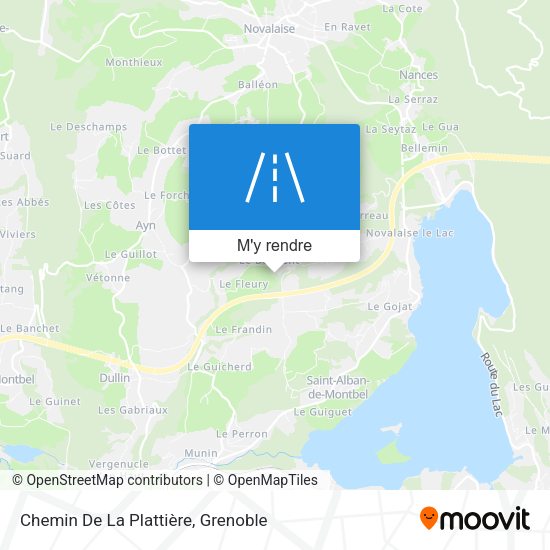 Chemin De La Plattière plan