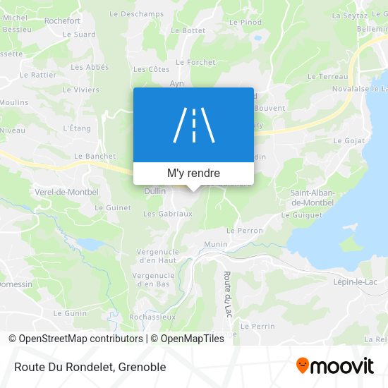 Route Du Rondelet plan