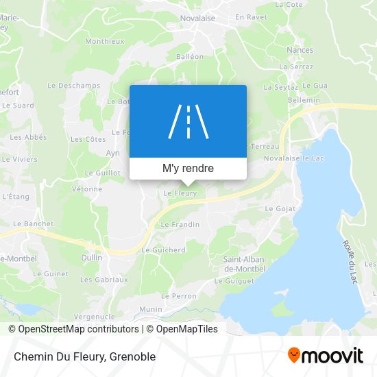 Chemin Du Fleury plan