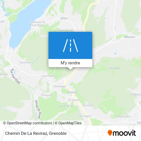 Chemin De La Reviraz plan