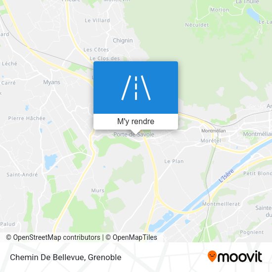 Chemin De Bellevue plan