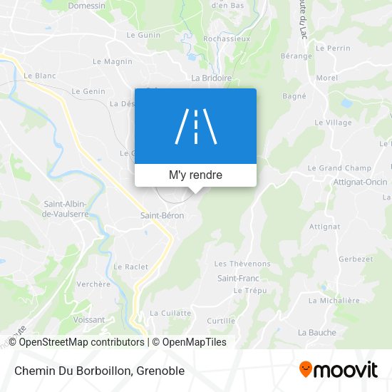 Chemin Du Borboillon plan