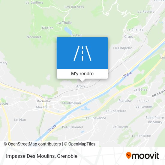 Impasse Des Moulins plan
