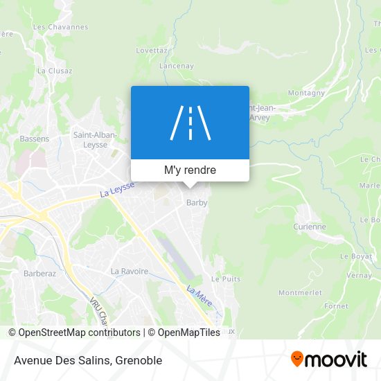 Avenue Des Salins plan