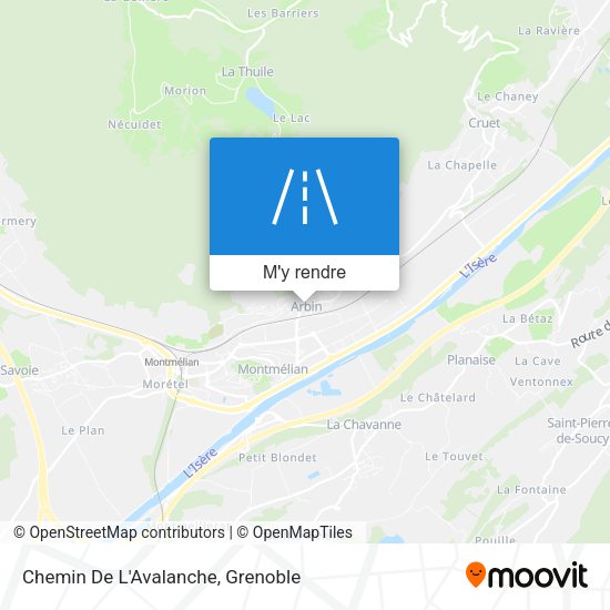 Chemin De L'Avalanche plan