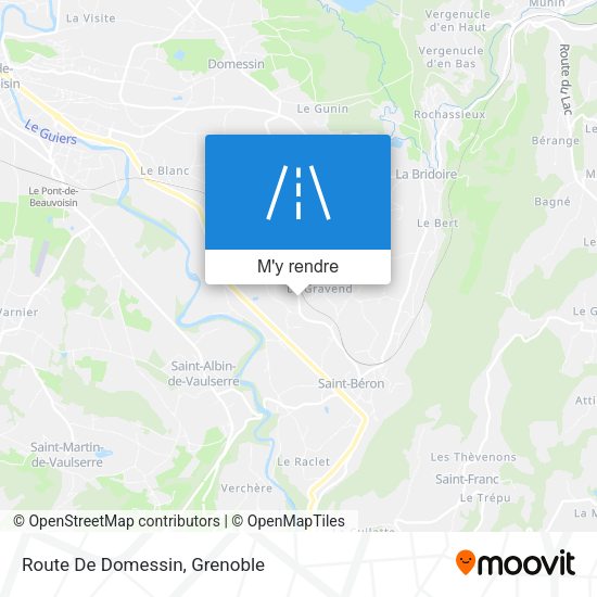 Route De Domessin plan