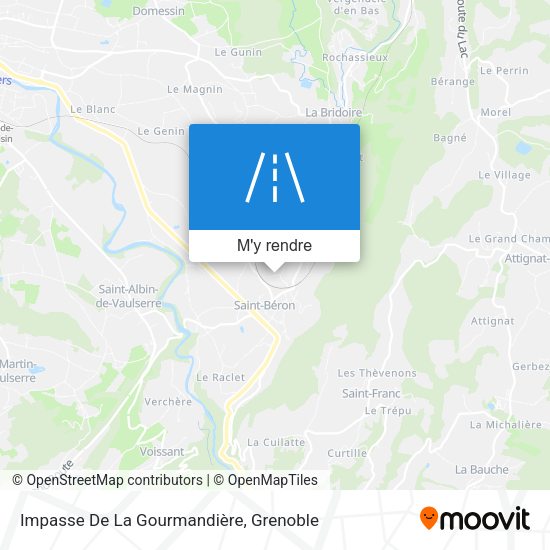 Impasse De La Gourmandière plan