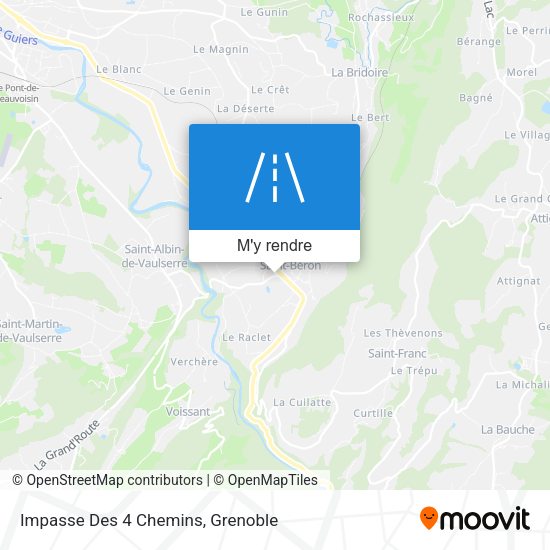Impasse Des 4 Chemins plan