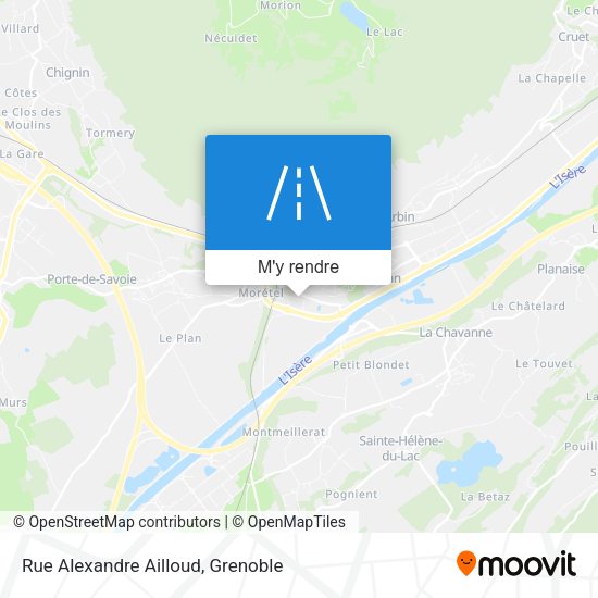 Rue Alexandre Ailloud plan