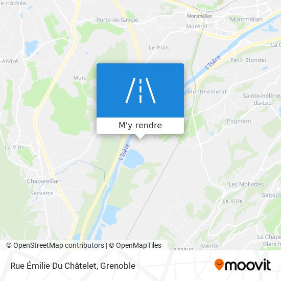 Rue Émilie Du Châtelet plan