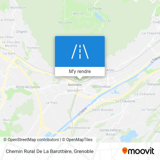 Chemin Rural De La Barottière plan