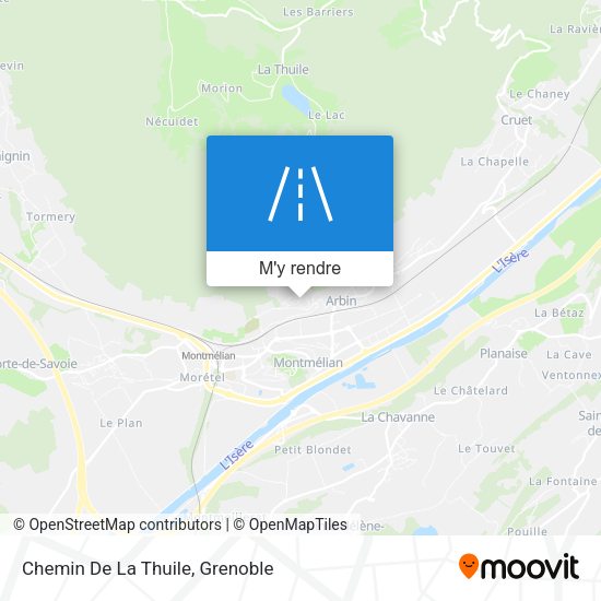 Chemin De La Thuile plan