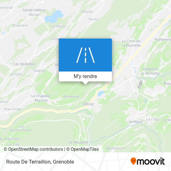 Route De Terraillon plan