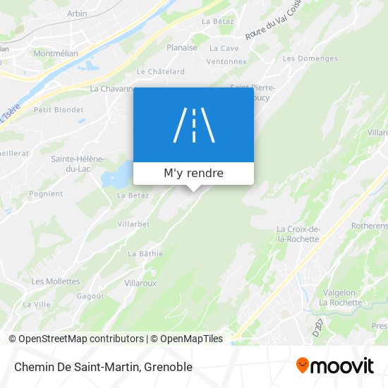 Chemin De Saint-Martin plan