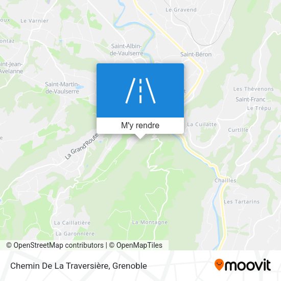 Chemin De La Traversière plan